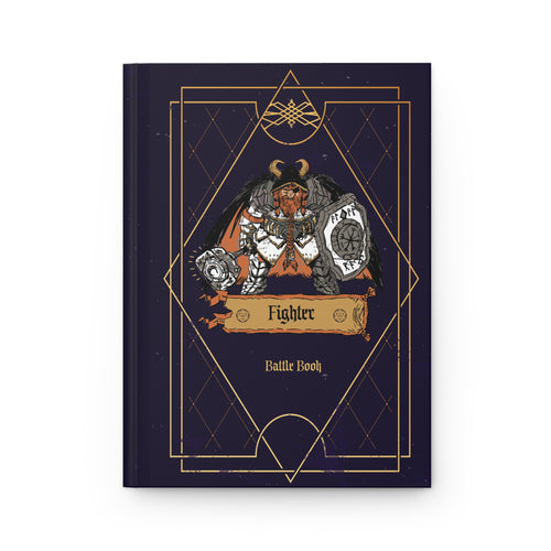 Fighter Battle Book | RPG Character Journal | Tabletop Gaming Notebook